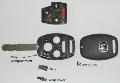 micro chip in key honda